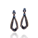 Water Drop Shape Shiny Zircon Earrings